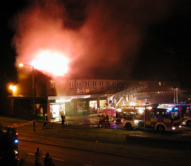 fire at Furze Platt